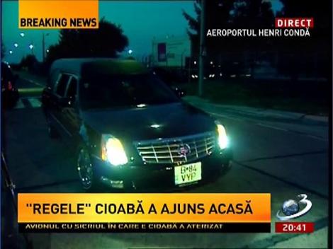 Sicriul cu trupul neînsufleţit al lui Florin Cioabă a ajuns în România