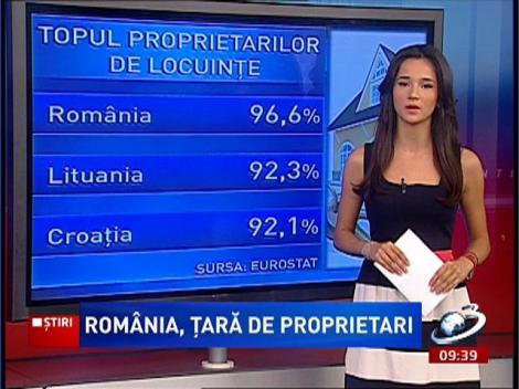 România, în topul ţărilor cu cei mai mulţi proprietari de locuinţe
