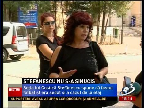 Soţia lui Costică Ştefănescu spune că fostul mare fotbalist NU s-a sinucis