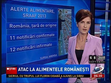 Nemţii aduc acuzaţii nefondate la adresa alimentelor româneşti