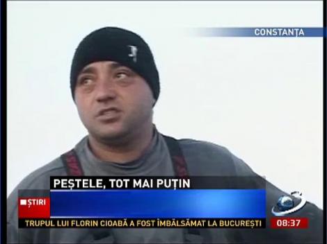 Peştele, tot mai puţin