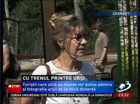 La Zărneşti a fost inaugurat "Trenuleţul Libertăţii", acre îi plimbă pe turişti prin mijlocul urşilor