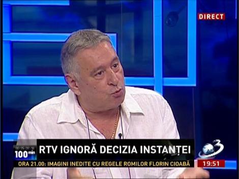 Mugur Ciuvică: Numai proştii nu ştiu că RTV ăsta e televiziunea celor de la SRI. Să îi zică SRI TV şi gata!