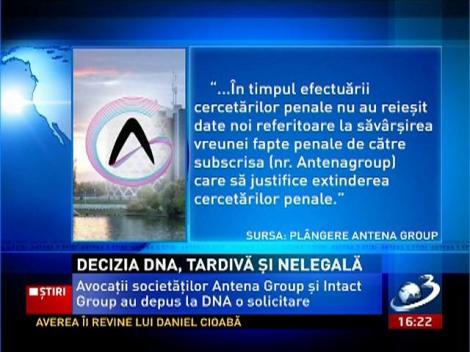 Avocații societăților Atena Group și Intact Group au depus la DNA o solicitare