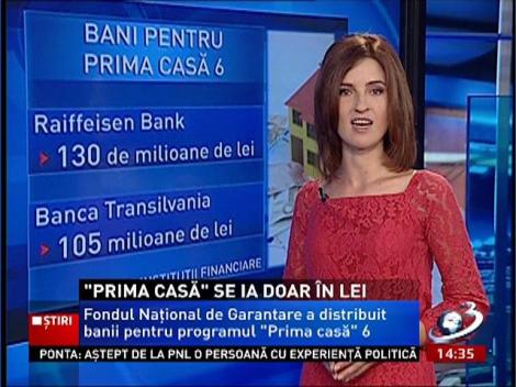 "Prima Casă" se ia doar în lei