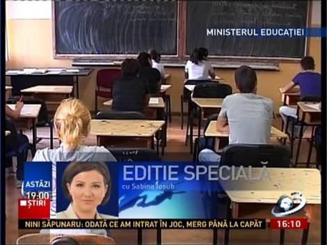 Elevii, întregistraţi şi audio la examenul de Bacalaureat