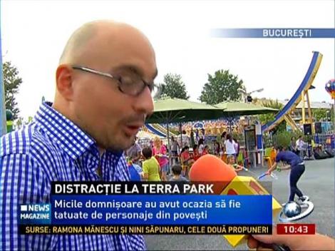 Copiii din Capitală s-au distrat pe cinste la Terra Park, cel mai mare parc de distracţii din România