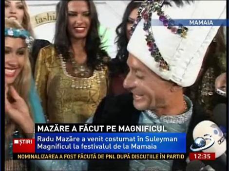 Mazăre şi-a tras harem! S-a costumat în Suleyman Magnificul şi a fost înconjurat de cadâne