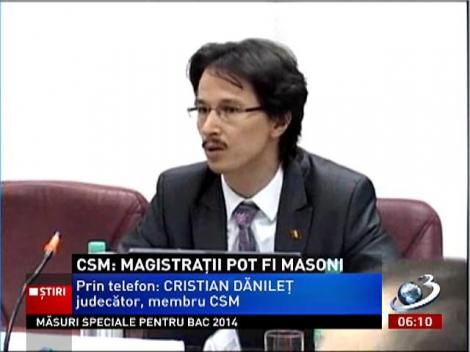 CSM: Magistraţii pot fi masoni! Aceştia jură să apere legea, iar masonii jură să se apere între ei necondiţionat