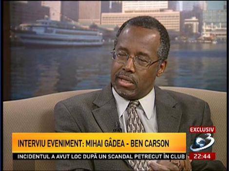 Ben Carson, interviu în exclusivitate cu Mihai Gâdea