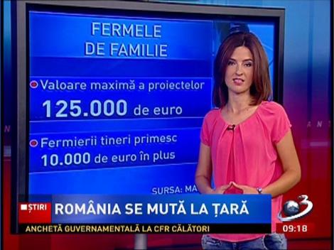 Sărăcia i-a făcut pe români să se mute de la oraș la țară