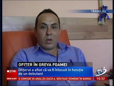 Un ofiţer de la Penitenciarul Târgu-Jiu a intrat în greva foamei