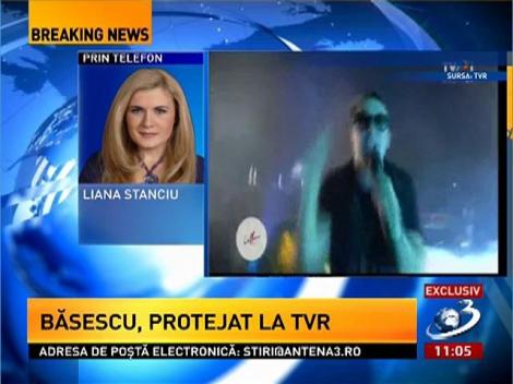 Cum ia TVR microfonul artiștilor. Prezentatoarea Liana Stanciu explică reacția față de rapper-ul care a cântat împotriva lui Traian Băsescu