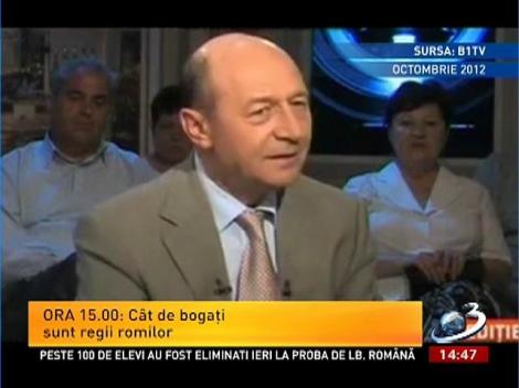 Traian Băsescu l-a acuzat pe Sebastian Ghiţă de şantaj