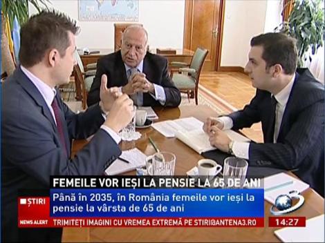 Dan Voiculescu: Nu trebuie să ne grăbim cu egalizarea vârstei de pensionare între femei şi bărbaţi