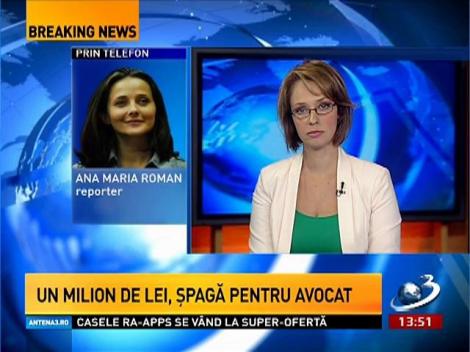 Încă un avocat reţinut în dosarul lui Dinel Staicu