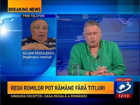 Împăratul romilor, Iulian Rădulescu, despre posibilitatea interzicerii prin lege a titulaturii de rege în rândul etniei rome
