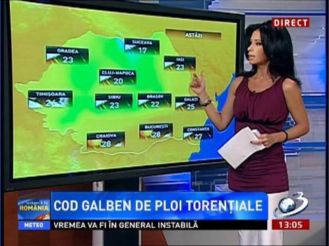 Cod galben de ploi torențiale