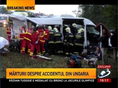 Cei doi şoferi ai microbuzului din Ungaria, vorbesc despre cumplitul accident