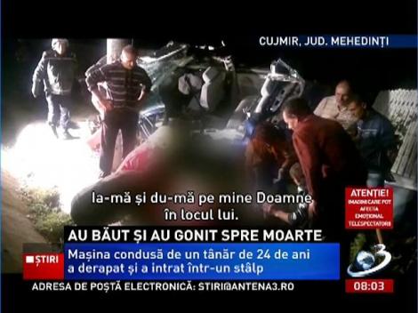 Au băut şi au gonit în viteză spre MOARTE. Şase tineri au jucat nebuneşte în cel mai tragic pariu - cel cu viaţa