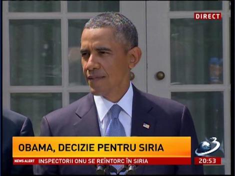 Declaraţiile pe care întreaga lume le aşteaptă. Barack Obama: SUA, pregătite să atace Siria