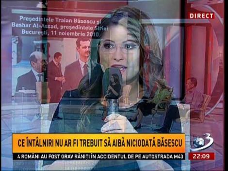 Adina Anghelescu și Oana Stancu explică relația dintre Traian Băsescu și dictatorul Siriei