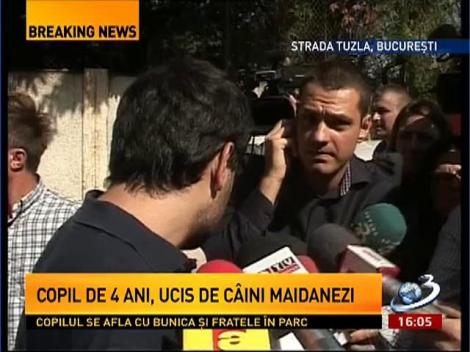 Tatăl copilului sfâşiat de câini a aflat de la televizor de moartea fiului său