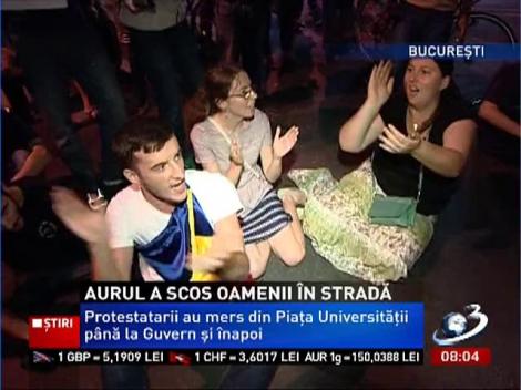 2.000 de oameni au protestat faţă de proiectul ROŞIA MONTANĂ