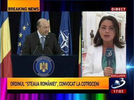 Ordinul "Steaua României", convocat la Cotroceni