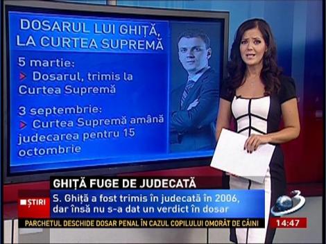 Sebastian Ghiţă fuge de judecată