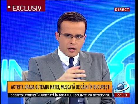 Actriţa Draga Olteanu Matei, muşcată de câini în Bucureşti