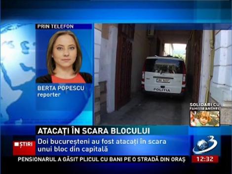 Doi afacerişti au fost jefuiţi în scara unui bloc din Bucureşti