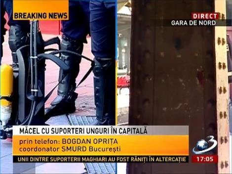 Coordonatorul SMURD prezintă situaţia răniţilor în urma incidentelor dintre suporterii maghiari şi jandarmi