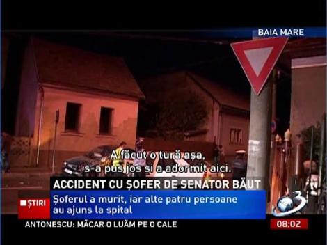 Accident grav la Baia Mare! Şoferul unui senator s-a urcat beat la volan
