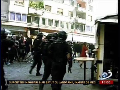 Măcel cu suporterii unguri în Capitală