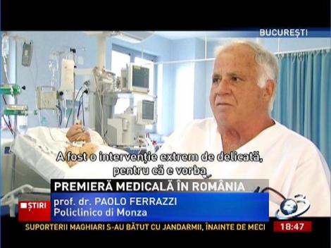 Premieră medicală în România. Bărbat operat pe cord printr-o tehnică folosită în doar câteva centre cardiovasculare din lume