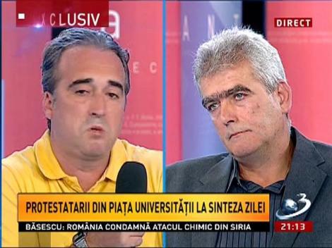 Sinteza Zilei: Unul dintre protestatarii din Piaţa Universităţii explică de a ieşit în stradă