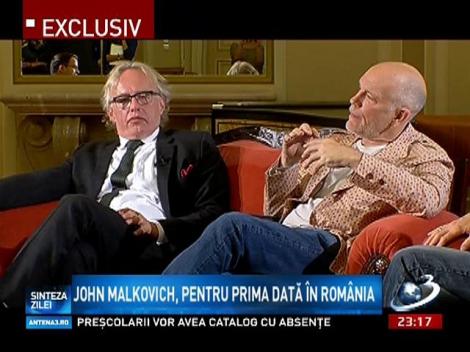 John Malkovich, interviu EXCLUSIV pentru Antena 3