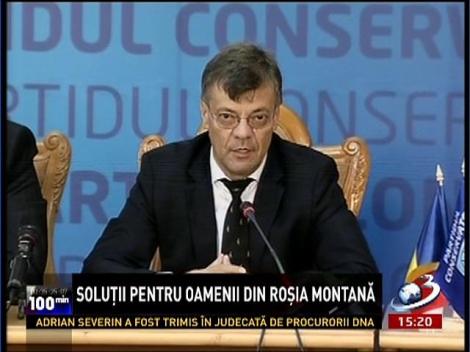 Parlamentarii PC propun ca exploatarea de la Roşia Montană să fie făcută de o companie specializată a statului român