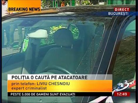 Imagini de la locul incidentului din Dorobanţi unde un bărbat a fost împuşcat în cap de o femeie