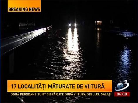 Inundaţiile au făcut DEZASTRU în Galaţi! 4 persoane au MURIT şi 2 sunt date dispărute