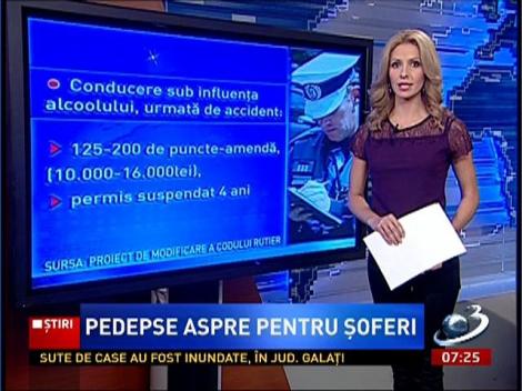 Proiectul care le dă fiori tuturor şoferilor. Cea mai mare amendă ar putea fi de 16.000 de lei
