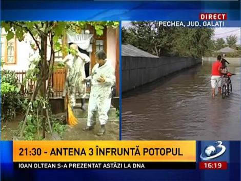 Inundaţiile au făcut prăpăd în judeţul Galaţi