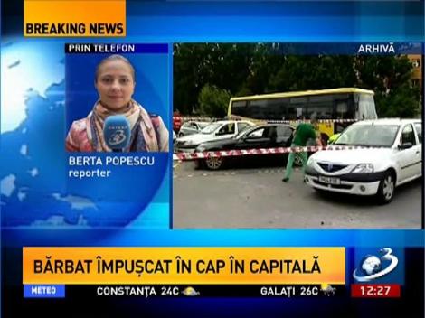 Un bărbat a fost împuşcat în cap în zona Dorobanţi, de o femeie