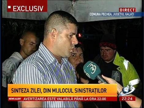 Sinteza Zilei: Peste 150 de case din comuna Pechea au fost afectate de inundaţii