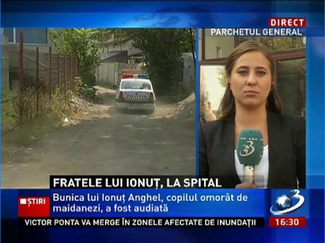 Fratele lui Ionuţ, internat la spital
