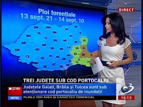 Codul portocaliu de inundaţii a fost extins