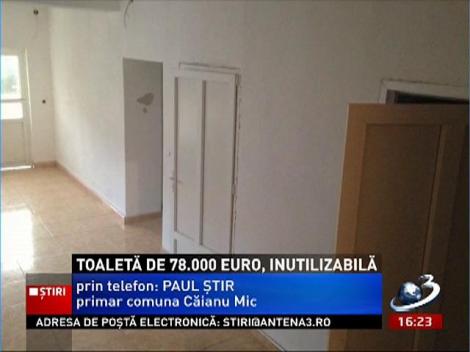 Toaletă de 78.000 de euro într-un sat din Bistriţa