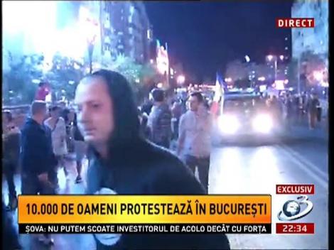 Peste 10.000 de oameni au protestat faţă de proiectul Roşia Montană