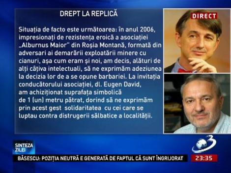 Sinteza Zilei: Dreptul la replică semnat de Horia-Roman Patapievici şi Mircea Mihăieş
